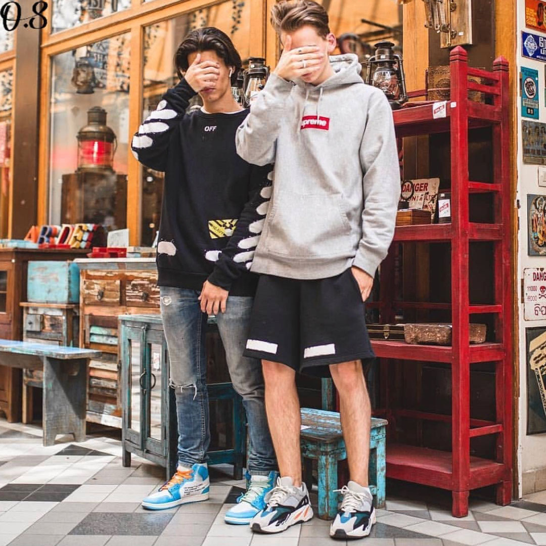 yeezy 700 waverunner with shorts