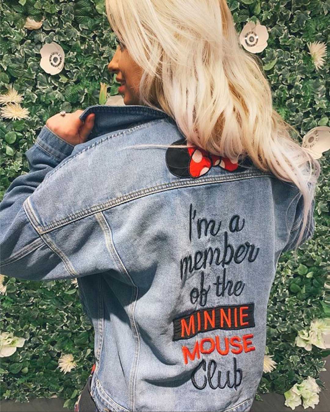 minnie mouse jean jacket