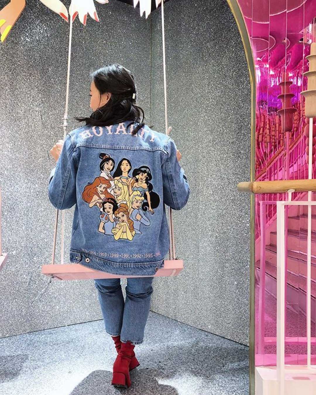90's princess denim jacket