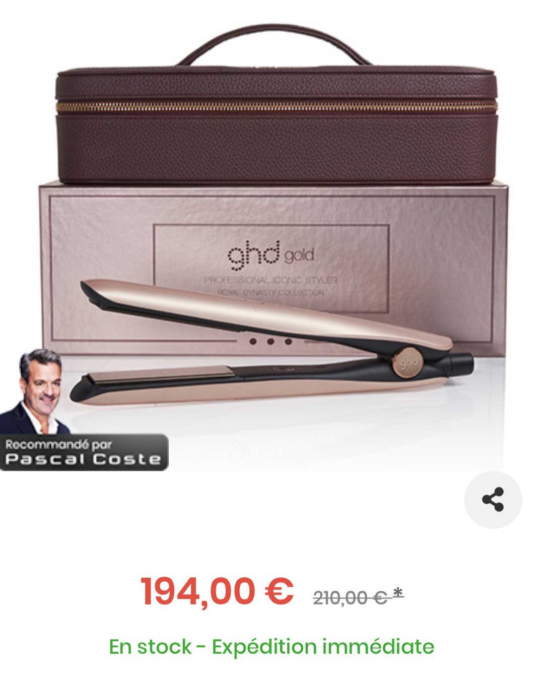 ghd lisseur pascal coste