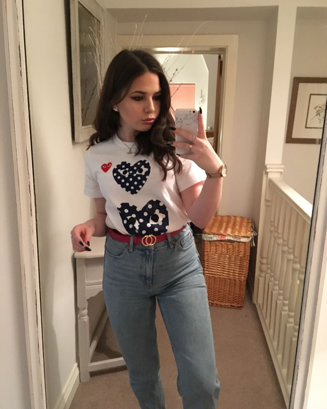 cdg shirt outfit