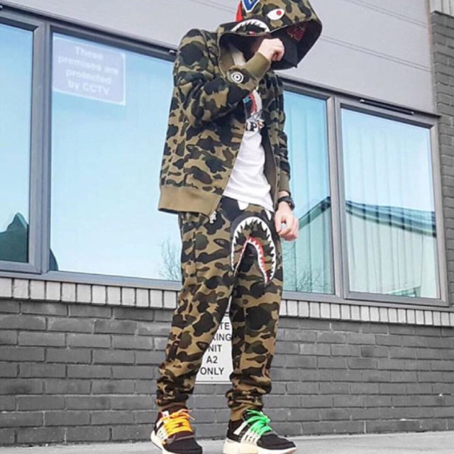 off white and bape