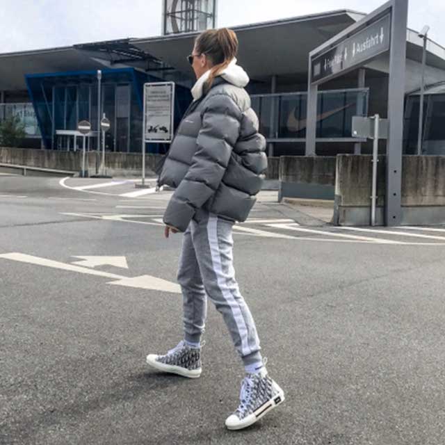 dior b23 white on feet