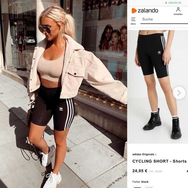 zalando adidas shorts