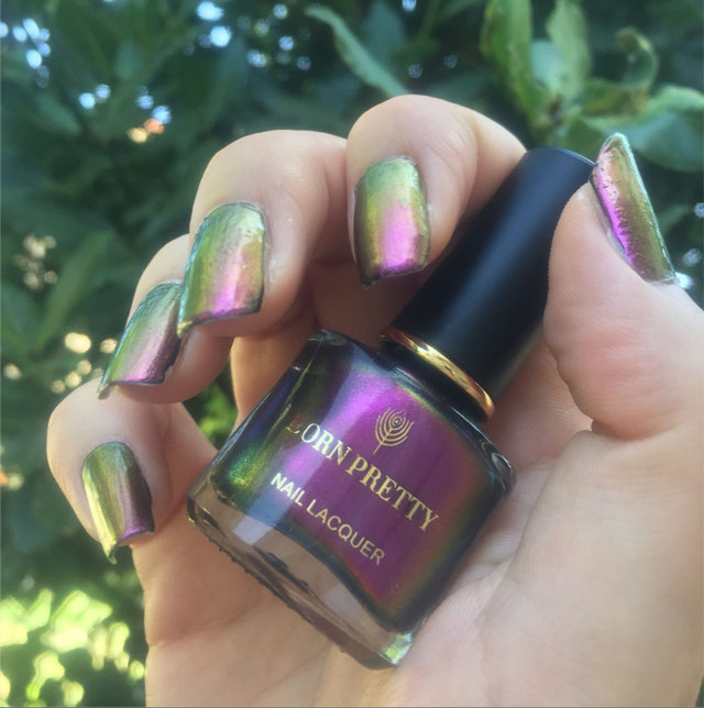 $5.39 6ml Born Pretty Chameleon Magnetic Nail Polish Aurora Series Cat Eye Nail Polish Black Base Needed - Bornprettystore.com